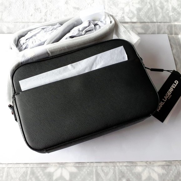 NWT Karl Lagerfeld black sequin crossbody handbag - Picture 4 of 11